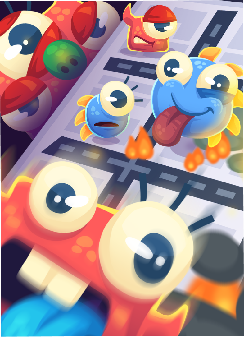 Monstic TacToe artwork